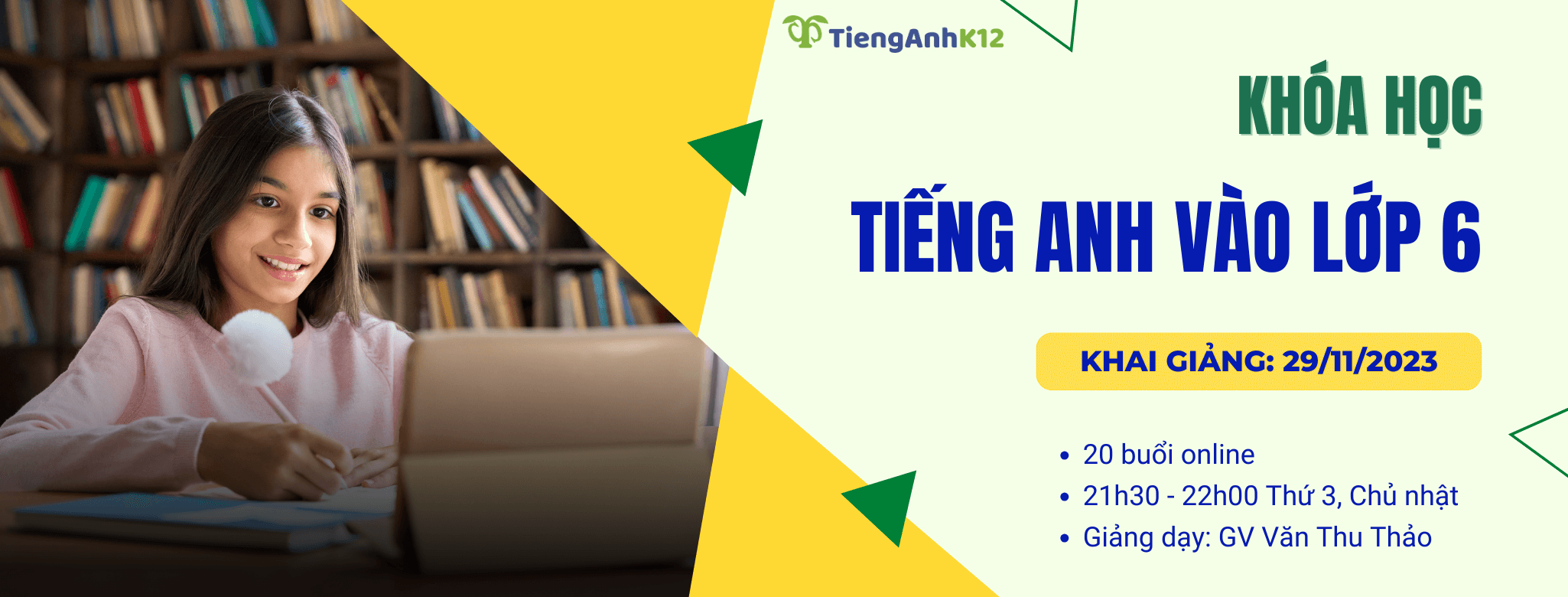 Khóa học ôn Tiếng Anh vào 6